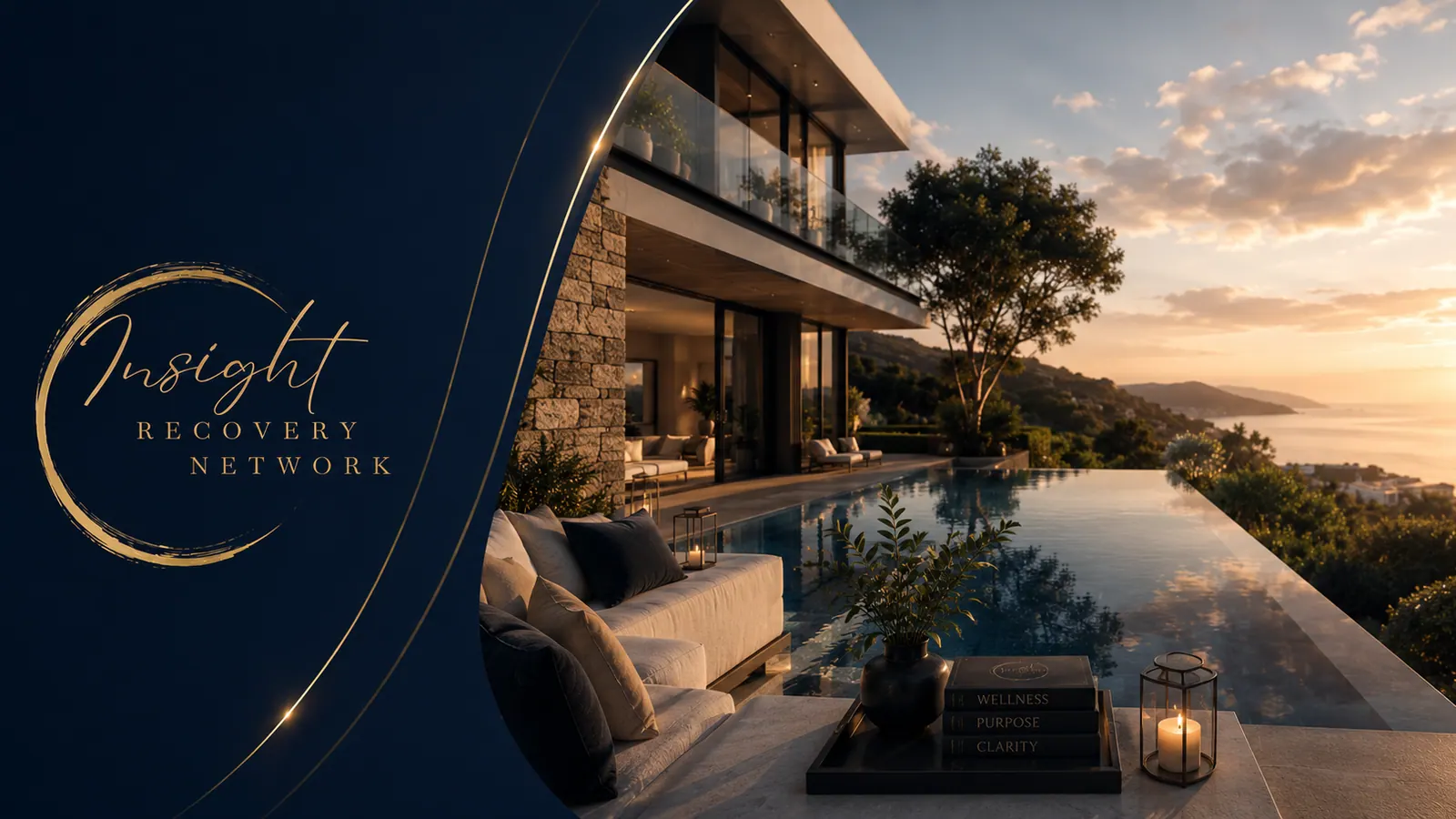 Illustrative premium residential setting representing private luxury rehab options